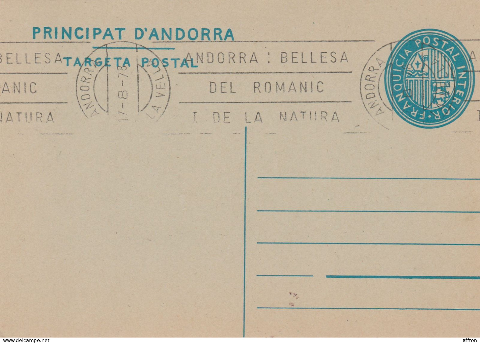 Andorra Card - Stamped Stationery & Prêts-à-poster