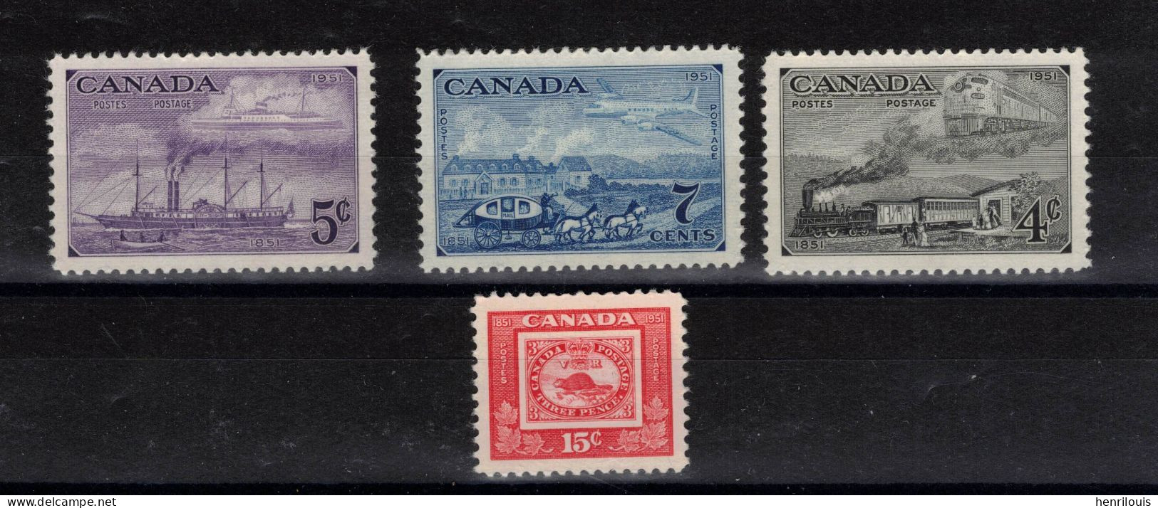 CANADA  Timbres Neufs ** De 1951 ( Ref 1092 C ) Transports - Nuovi