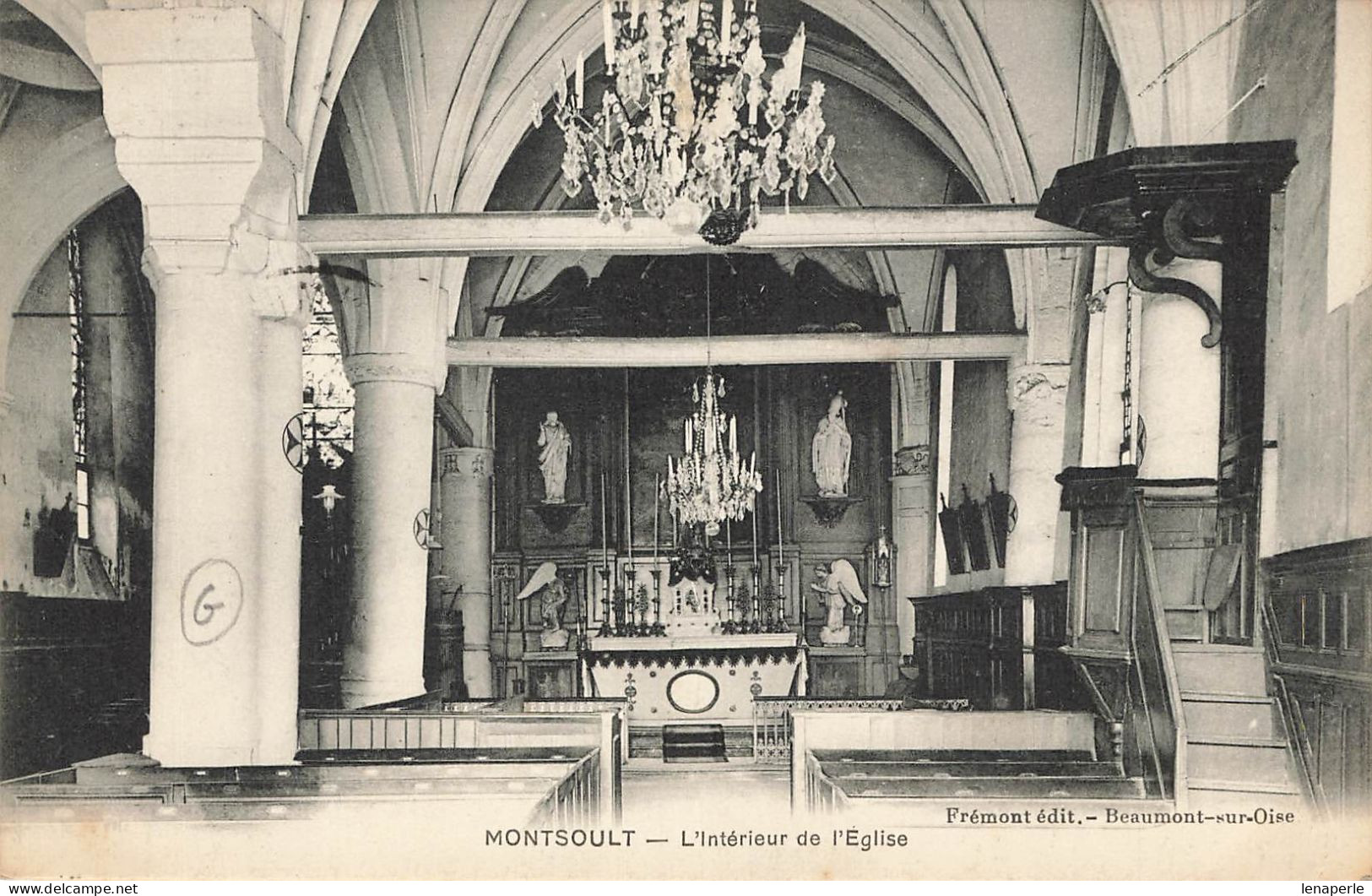 D5214 Montsoult L'intérieur De L'église - Montsoult