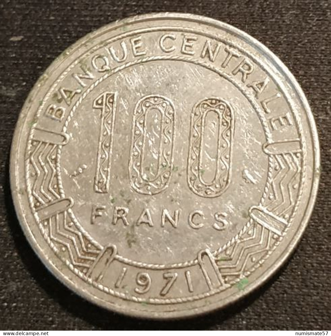 Pas Courant - CONGO - 100 FRANCS 1971 - KM 1 - Congo (Repubblica 1960)