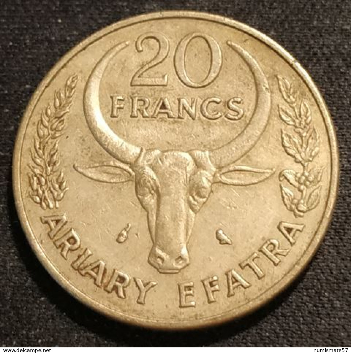 MADAGASCAR - 20 FRANCS 1972 - KM 12 - Madagaskar