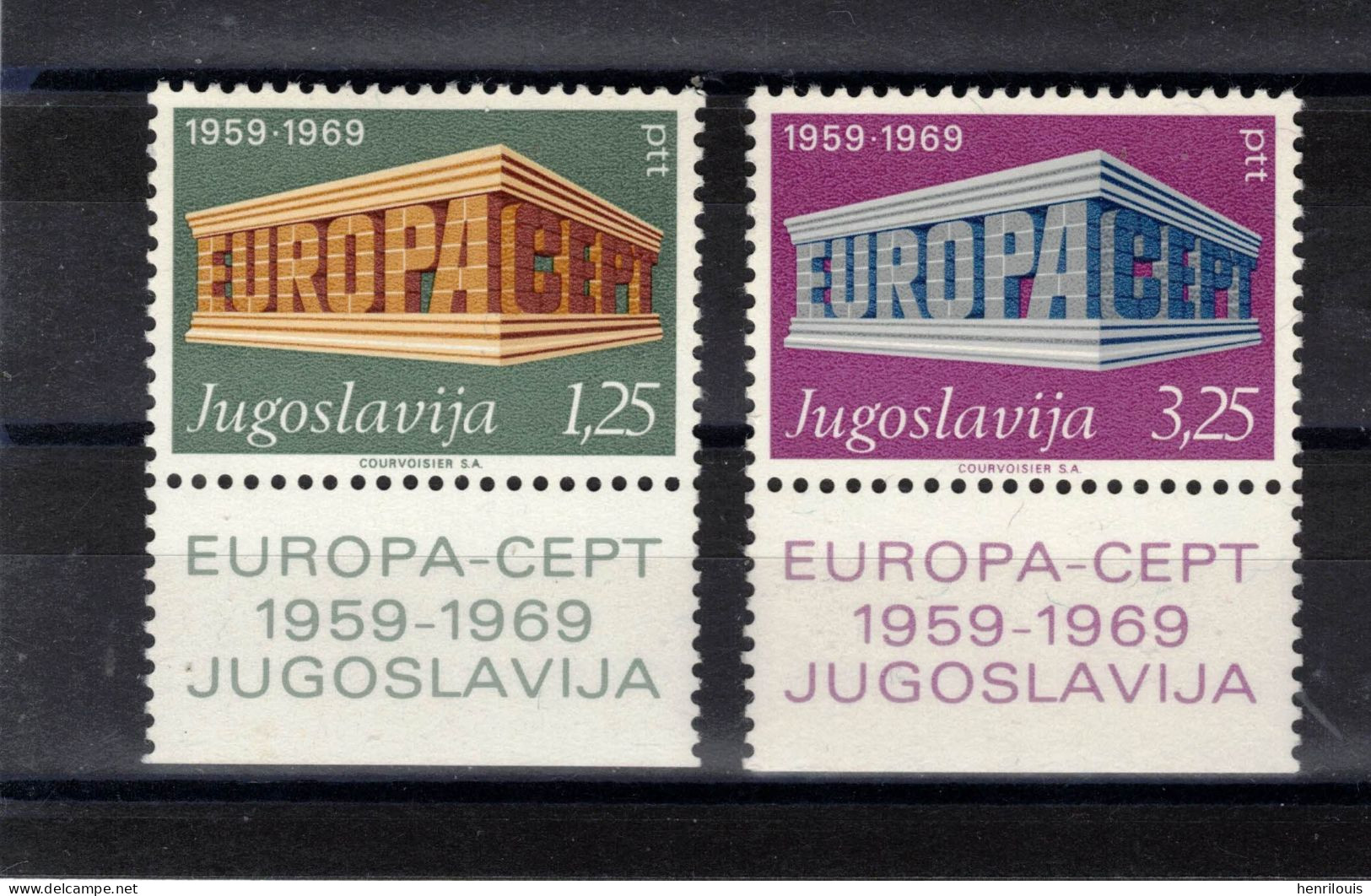 YOUGOSLAVIE  Timbres Neufs ** De 1969 ( Ref 1092 G ) EUROPA - Unused Stamps