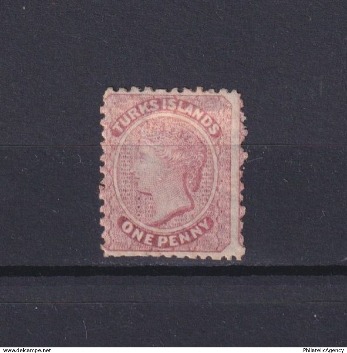 TURKS ISLANDS 1867, SG #1, CV £65, Queen Victoria, MH - Turks And Caicos