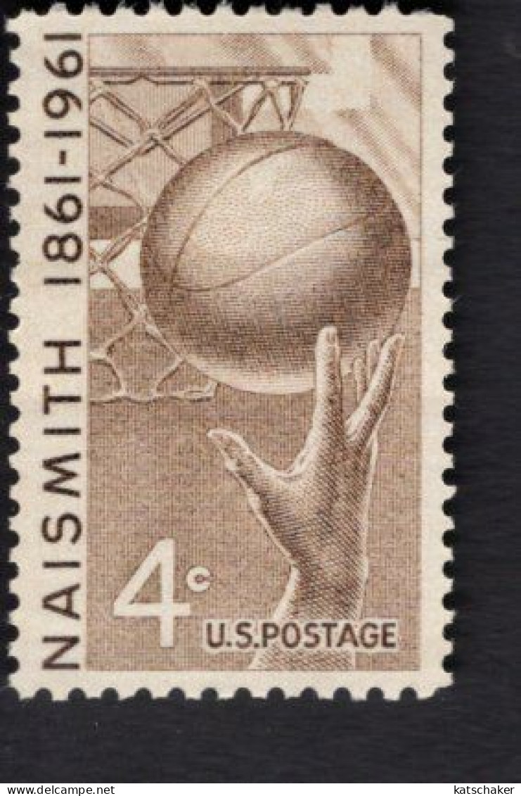 2004475559  1961 SCOTT 1189 (XX) POSTFRIS MINT NEVER HINGED  SCOTT  1189 NAISMITH BASKETBALL SPORT - Nuovi