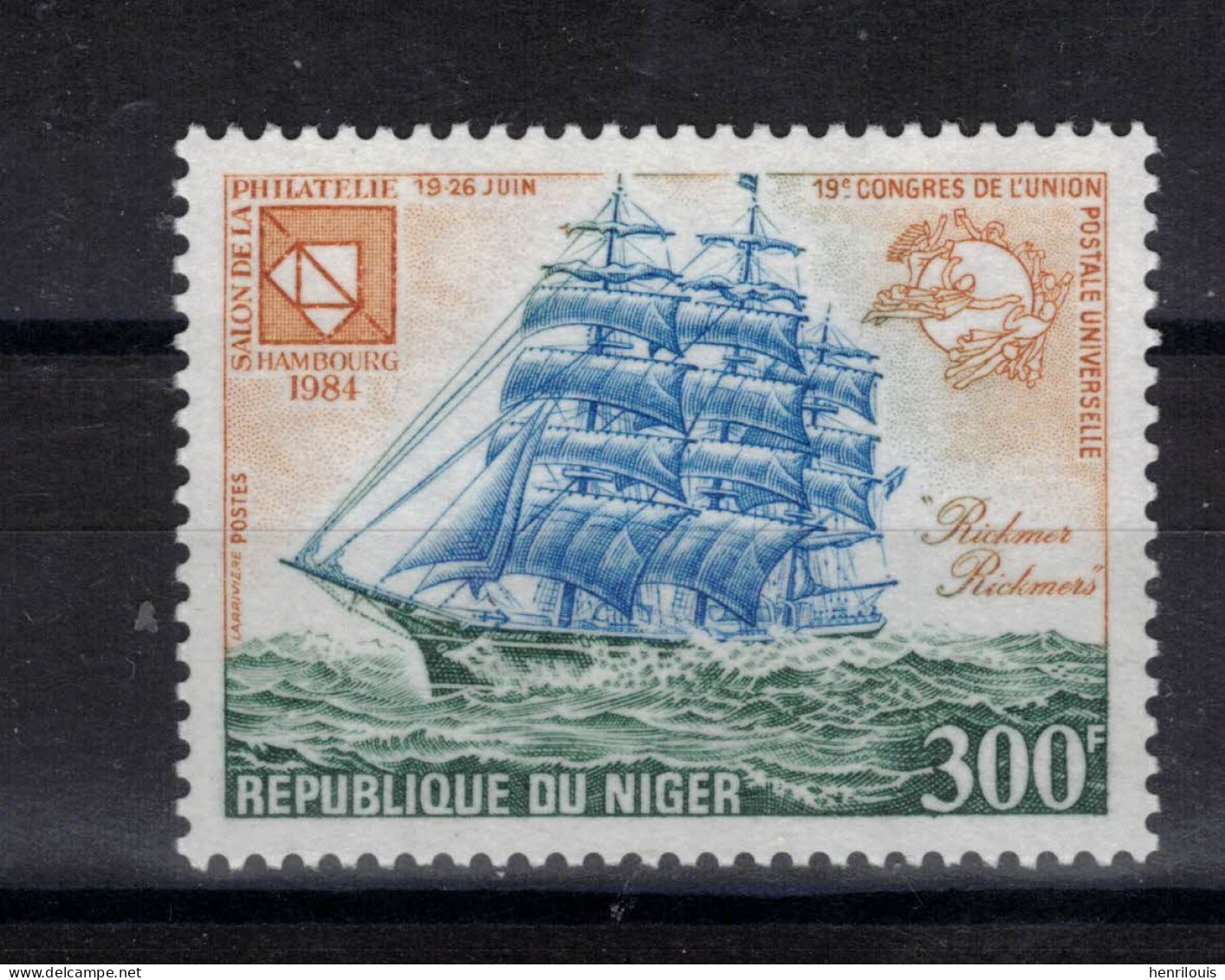 NIGER  Timbre Neuf ** De 1984 ( Ref 1094 A ) Union Postale Universelle UPU - Niger (1960-...)
