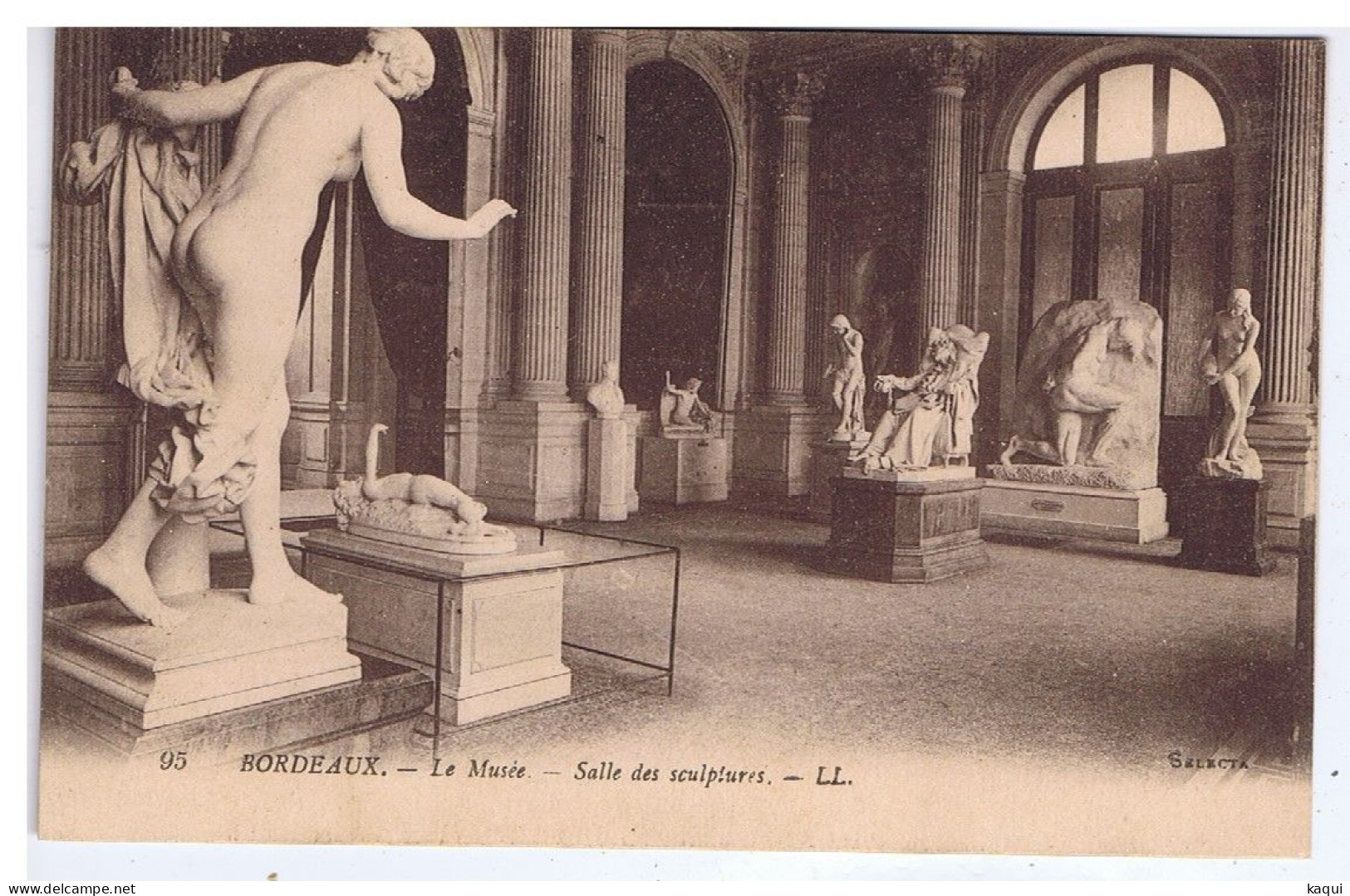 GIRONDE - BORDEAUX - Le Musée - Salle Des Sculptures - Selecta - LL N° 95 - Musées