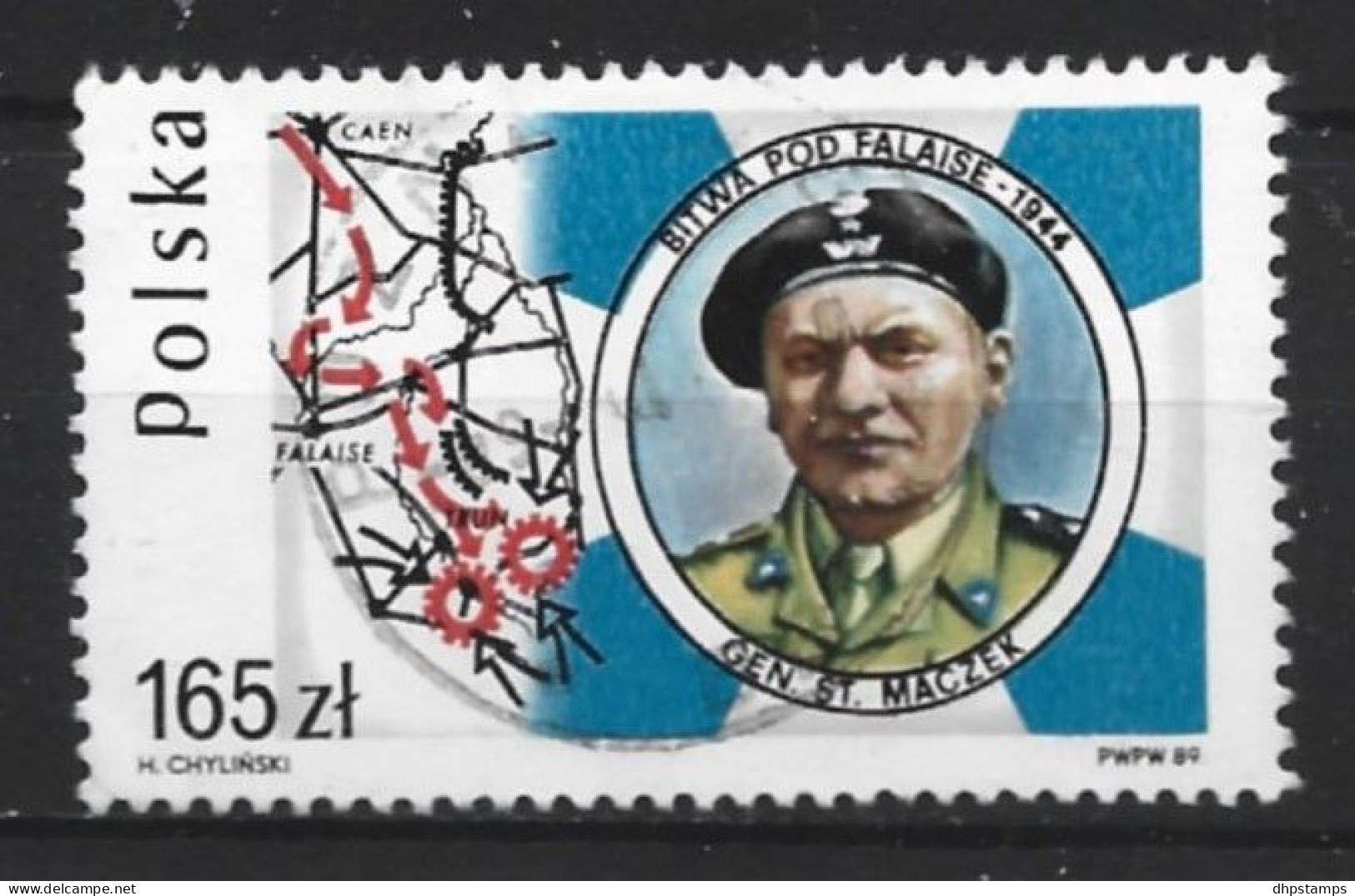 Polen 1989 Gen. S. Sosabowski Y.T. 3019 (0) - Used Stamps