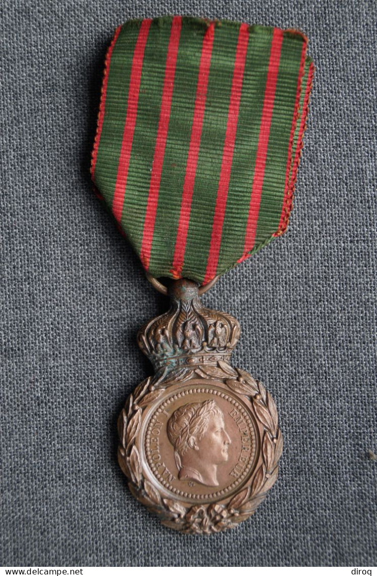 Napoléon,médaille,décoration,campagne De 1792 à 1815,Sainte-Elène 5/05/1821,originale,collection - Voor 1871
