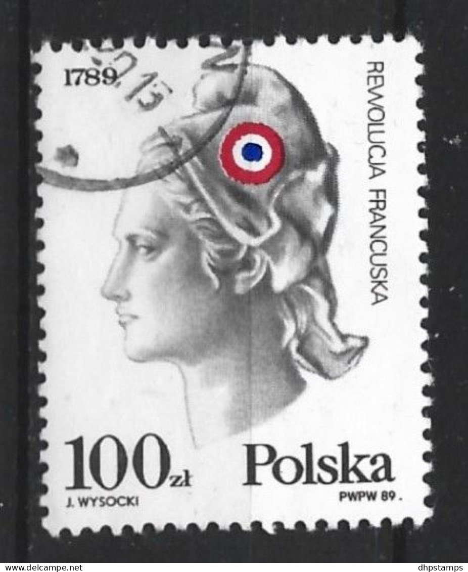 Polen 1989 Bicentenary Of The French Revolution Y.T. 3010 (0) - Gebruikt