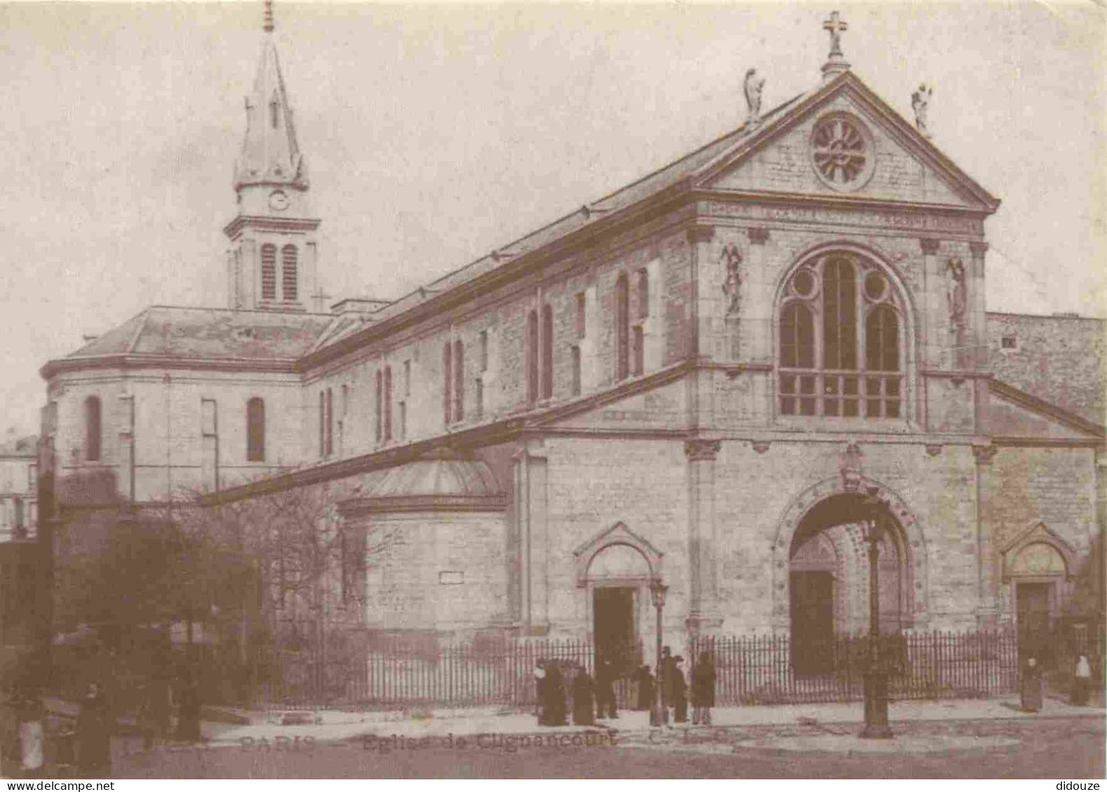 Reproduction CPA - 75 Paris - Eglise De Clignancourt - CPM - Carte Neuve - Voir Scans Recto-Verso - Sin Clasificación