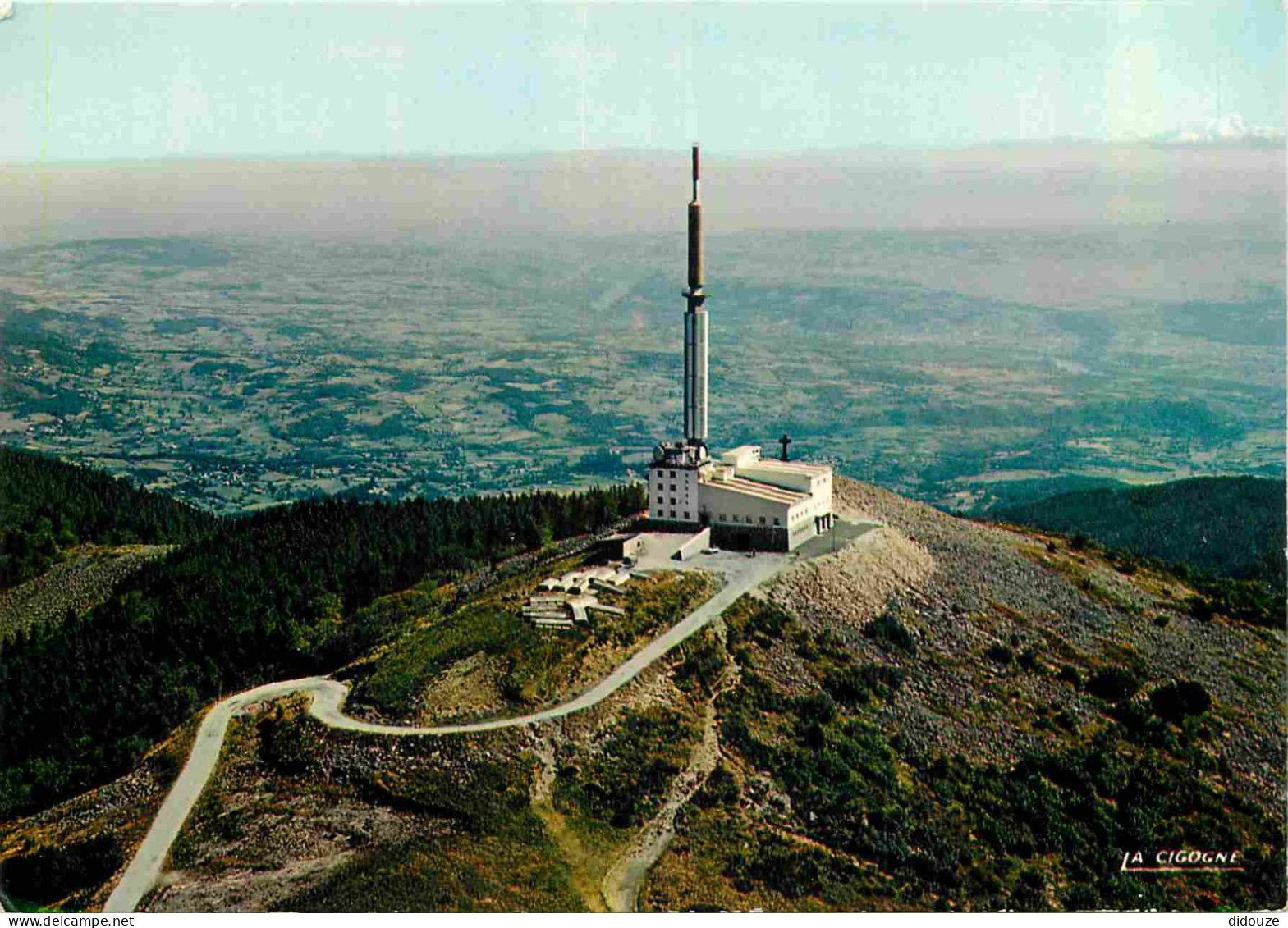 42 - Le Mont Pilat - La Tour De Télévision Et Panorama Sur La Vallée Du Rhône - A Droite Le Mont-Blanc - CPM - Voir Scan - Mont Pilat