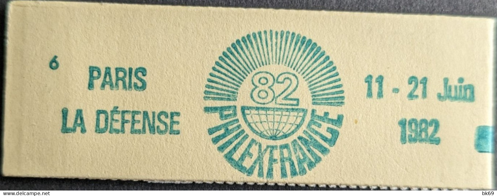 2155 C2a Conf. 6 Gomme Mate Tropical Carnet Fermé Sabine 1.60F Rouge - Moderne : 1959-...