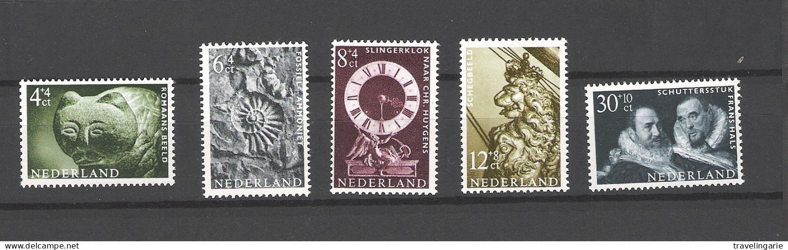 Netherlands 1962 Summer Stamps  Different Artifacts In Museums   NVPH 766/70 Yvert 747/51 MNH ** - Sonstige & Ohne Zuordnung