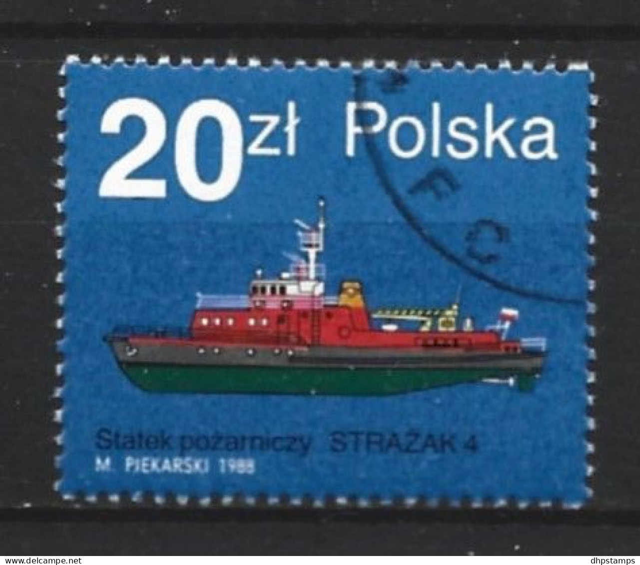 Polen 1988 Ship Y.T. 2994 (0) - Gebruikt