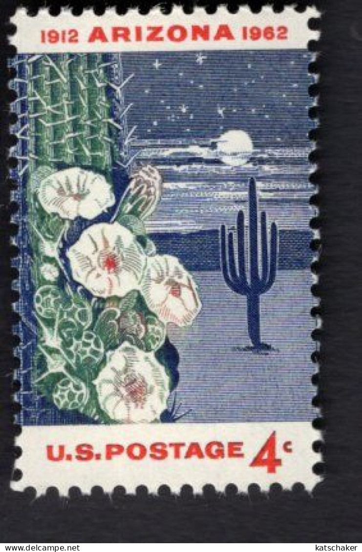 202749566 1962  SCOTT 1192 (XX) POSTFRIS MINT NEVER HINGED - ARIZONA STATEHOOD - CACTUS - FLOWERS - Neufs