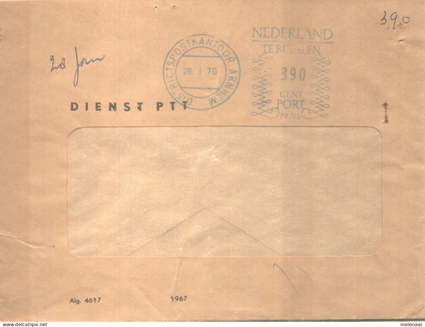 Postzegels > Europa > Nederland > Strafportzegels Brief Met Strafportstempel  (16627) - Postage Due