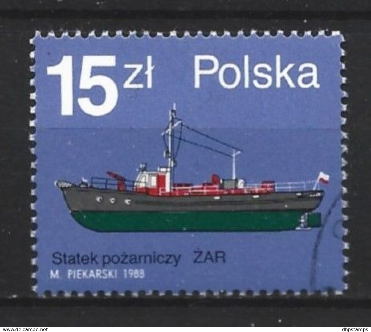 Polen 1988 Ship Y.T. 2993 (0) - Gebruikt