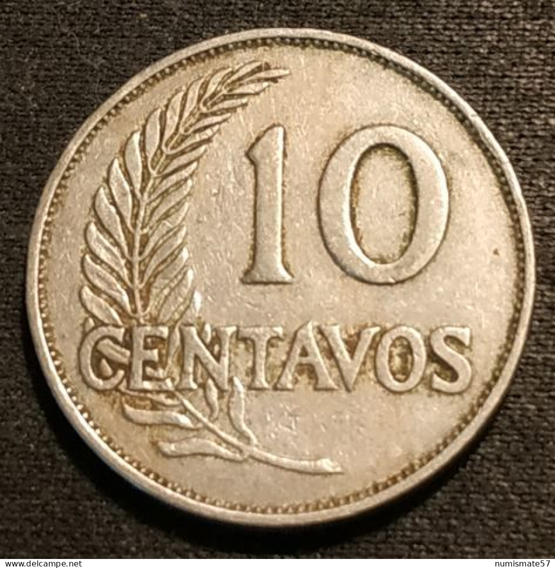 Pas Courant - PEROU - PERU - 10 CENTAVOS 1940 - KM 214.2 - Perú