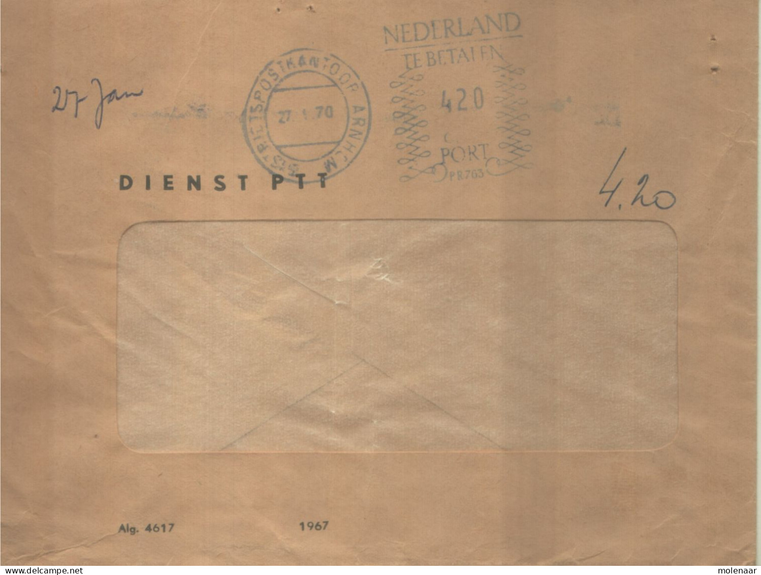 Postzegels > Europa > Nederland > Strafportzegels Brief Met Strafportstempel  (16628) - Postage Due