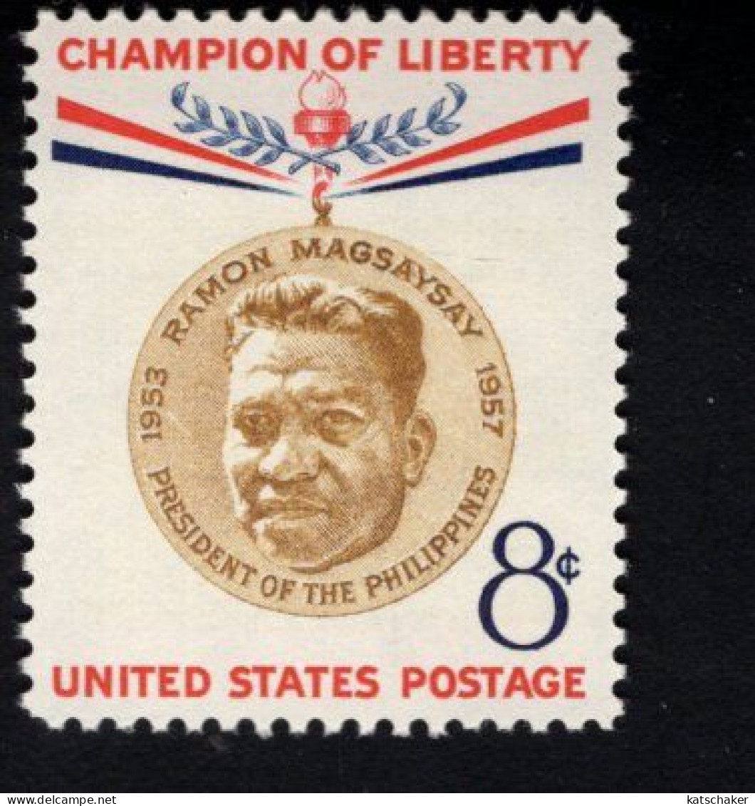 259917873 1957 SCOTT 1096 (XX) POSTFRIS MINT NEVER HINGED -  Champion Of Liberty - Ungebraucht