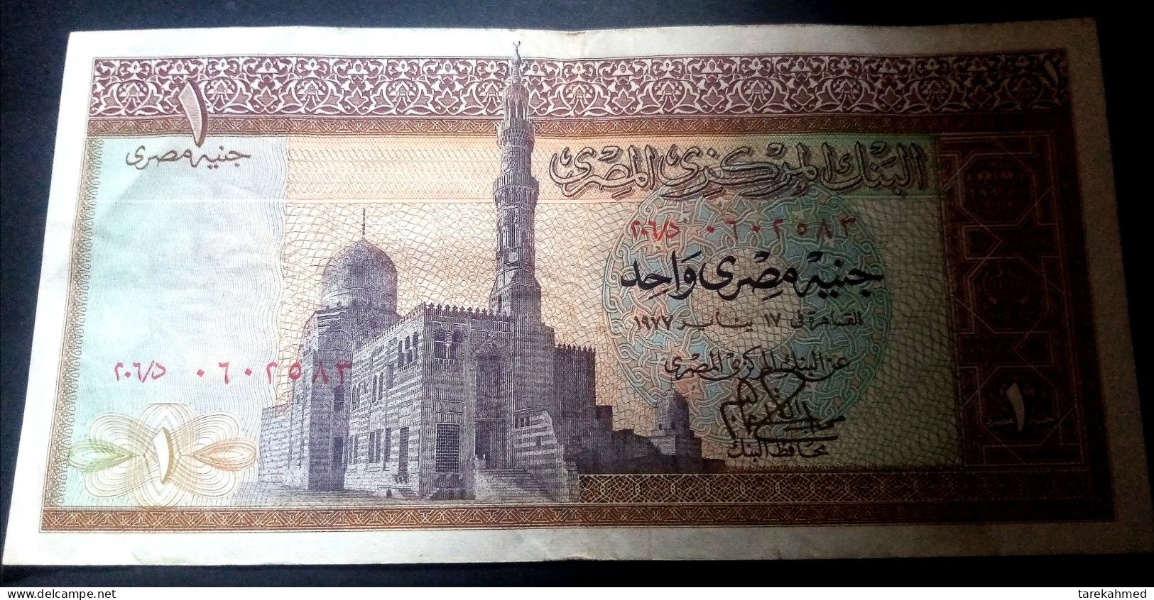 EGYPT , 1 POUND , 1977 , PICK 44a - Egypte