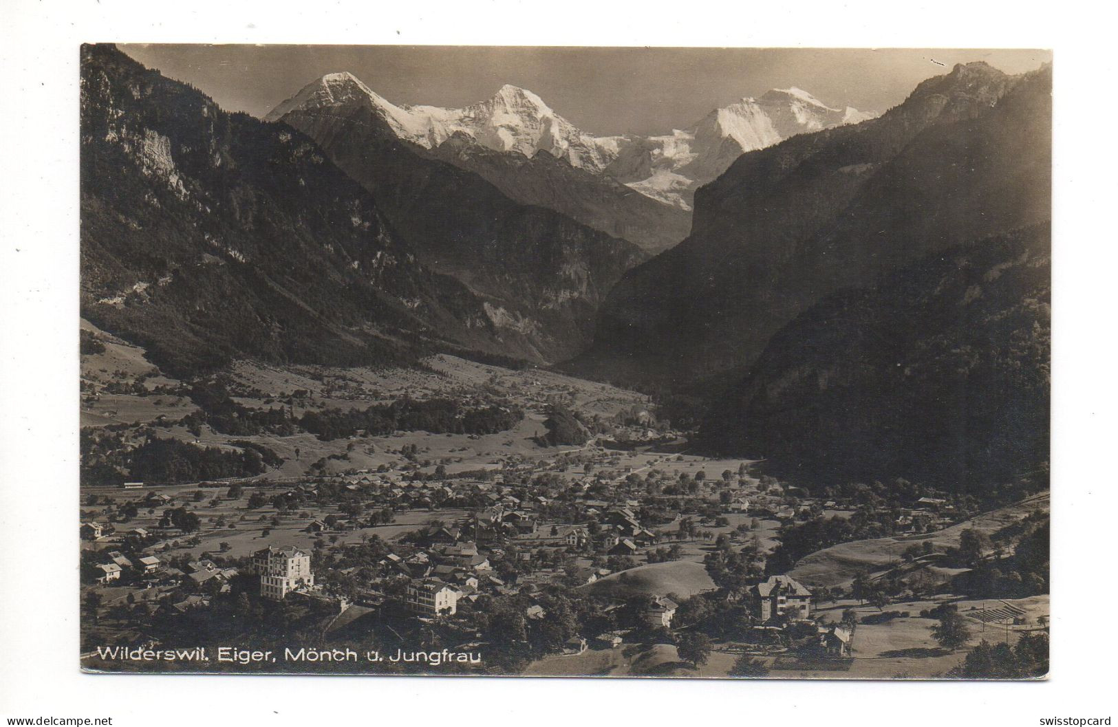 WILDERSWIL Eiger, Mönch U. Jungfrau - Wilderswil