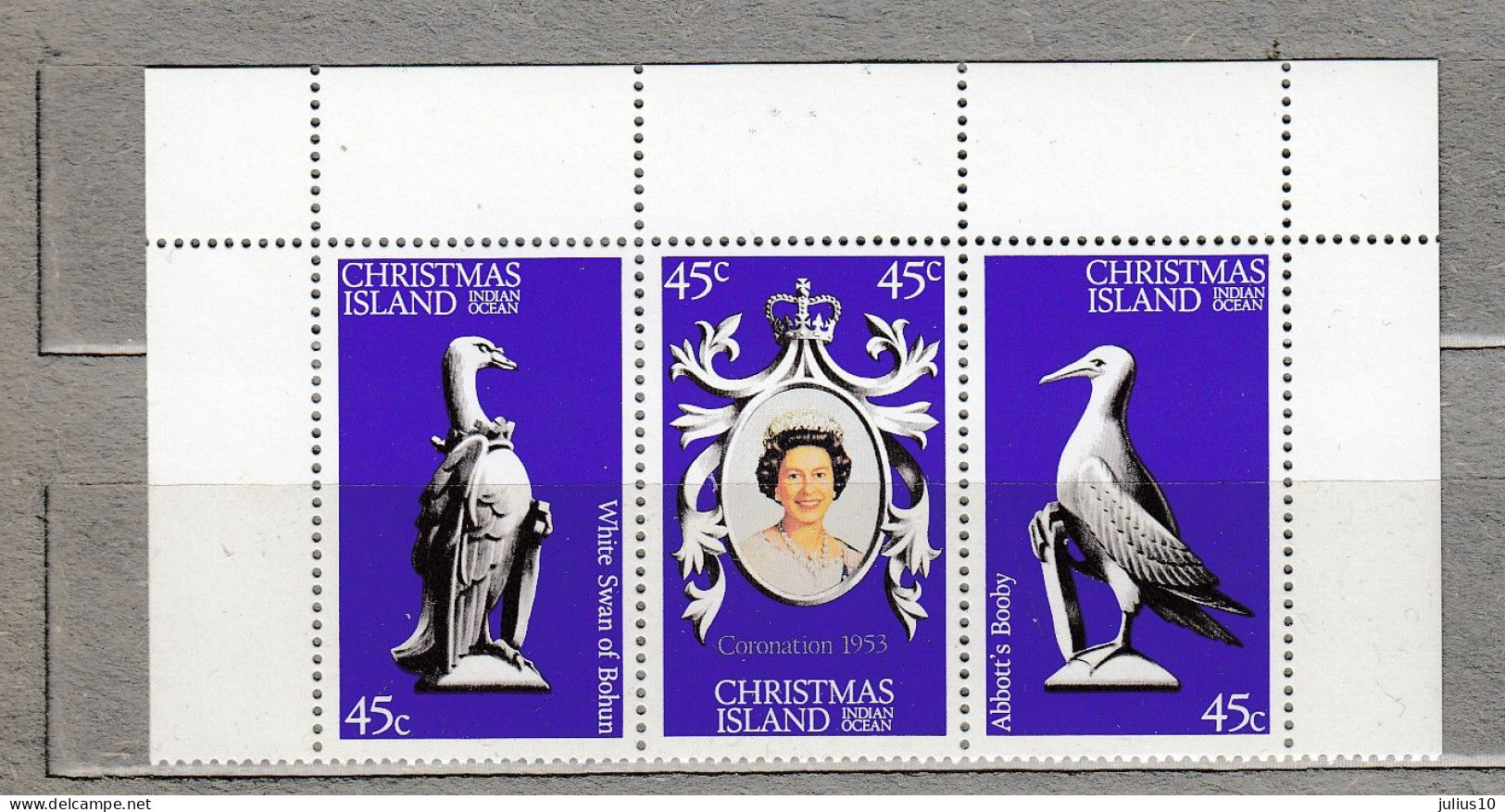 CHRISTMAS ISLAND 1978 QEII Coronation MNH(**) Mi 98-100 #33967 - Christmaseiland