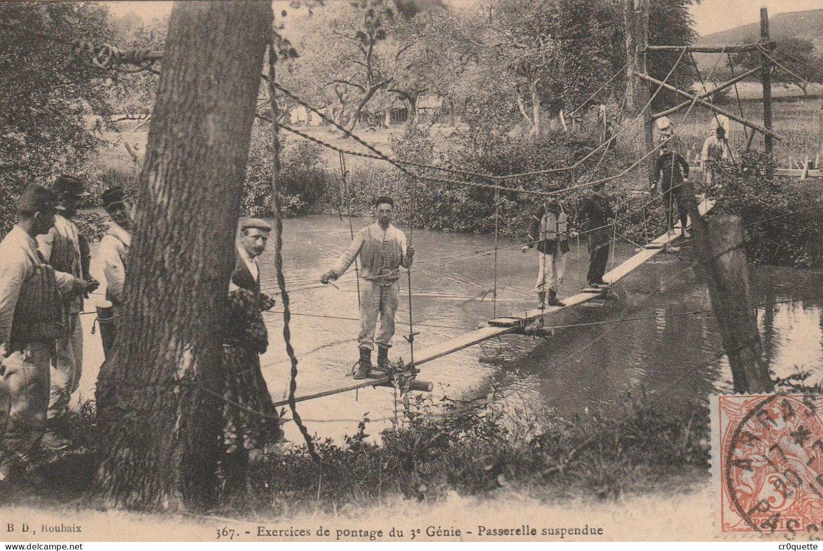 # THEME - MILITARIA / EXERCISE De PONTAGE Du 3ème GENIE En 1910 - Manovre