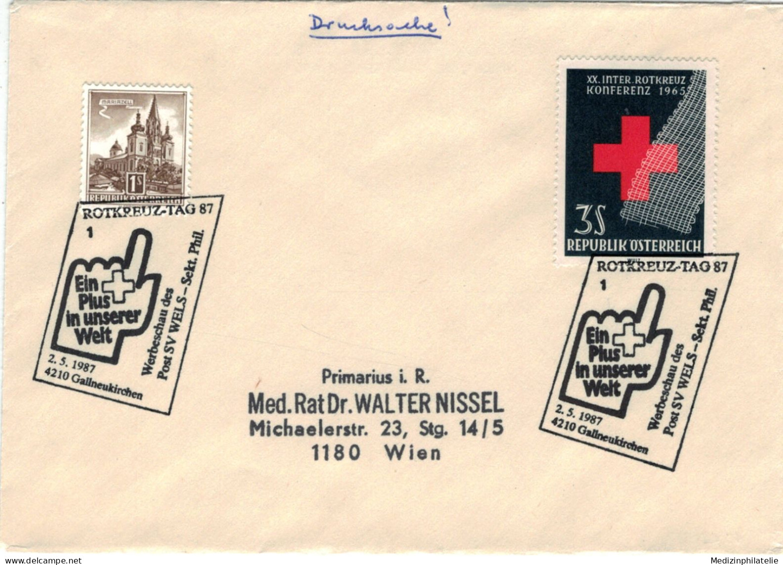 Rotes Kreuz - 4210 Gallneukirchen 1987 Werbeschau Wels - Erste Hilfe