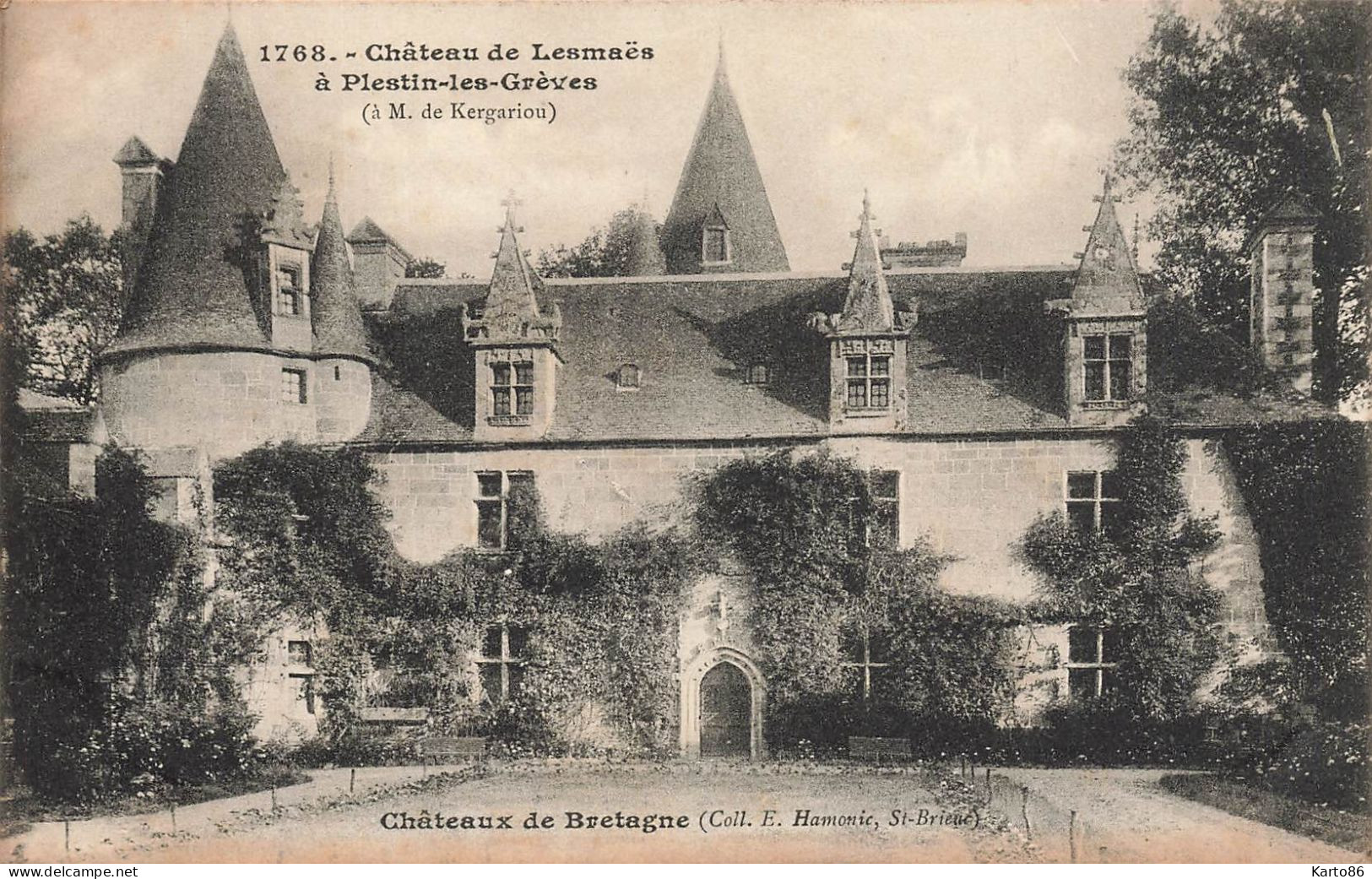 Plestin Les Grèves * Château De Lesmaës , à M De Kergariou - Plestin-les-Greves