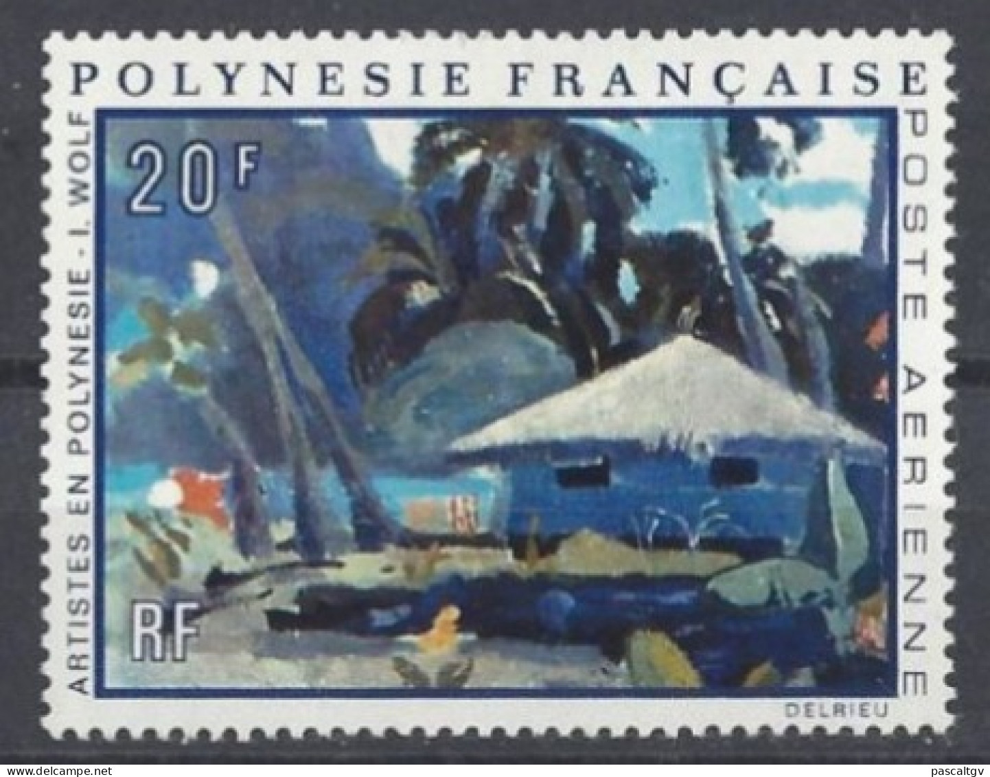 Polynésie Française - 1972 - PA N° 55 Oblitéré - Usati