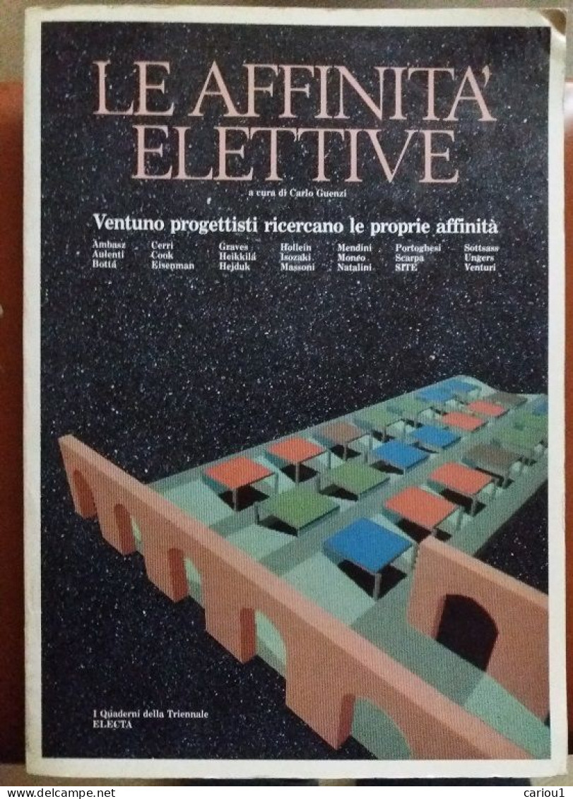C1 Guenzi LE AFFINITA ELETTIVE Ventuno Progettisti 21 DESIGNERS 1985 Milano Port Inclus France DESIGN - Arte, Antigüedades