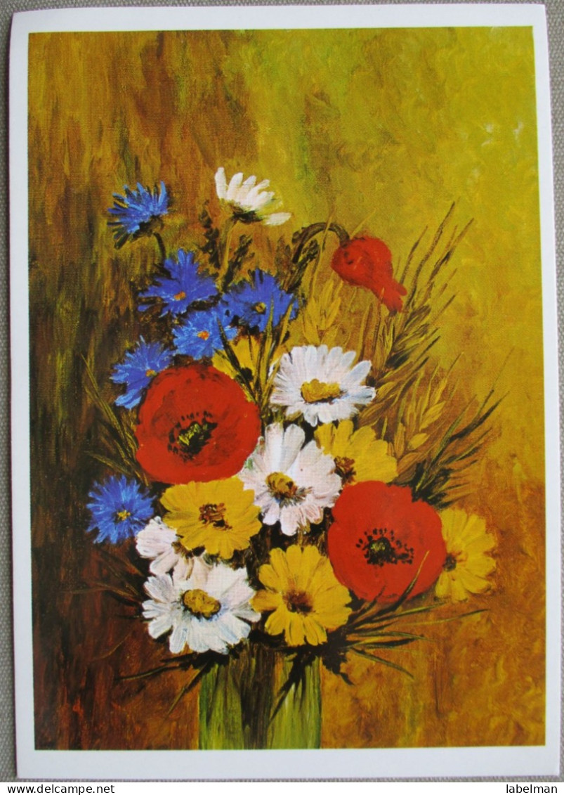 ISRAEL MOUTH FOOT PAINTER DENISE LEGRIX FRANCE ARTIST CARD POSTCARD CARTOLINA ANSICHTSKARTE CARTE POSTALE POSTKARTE - Nieuwjaar