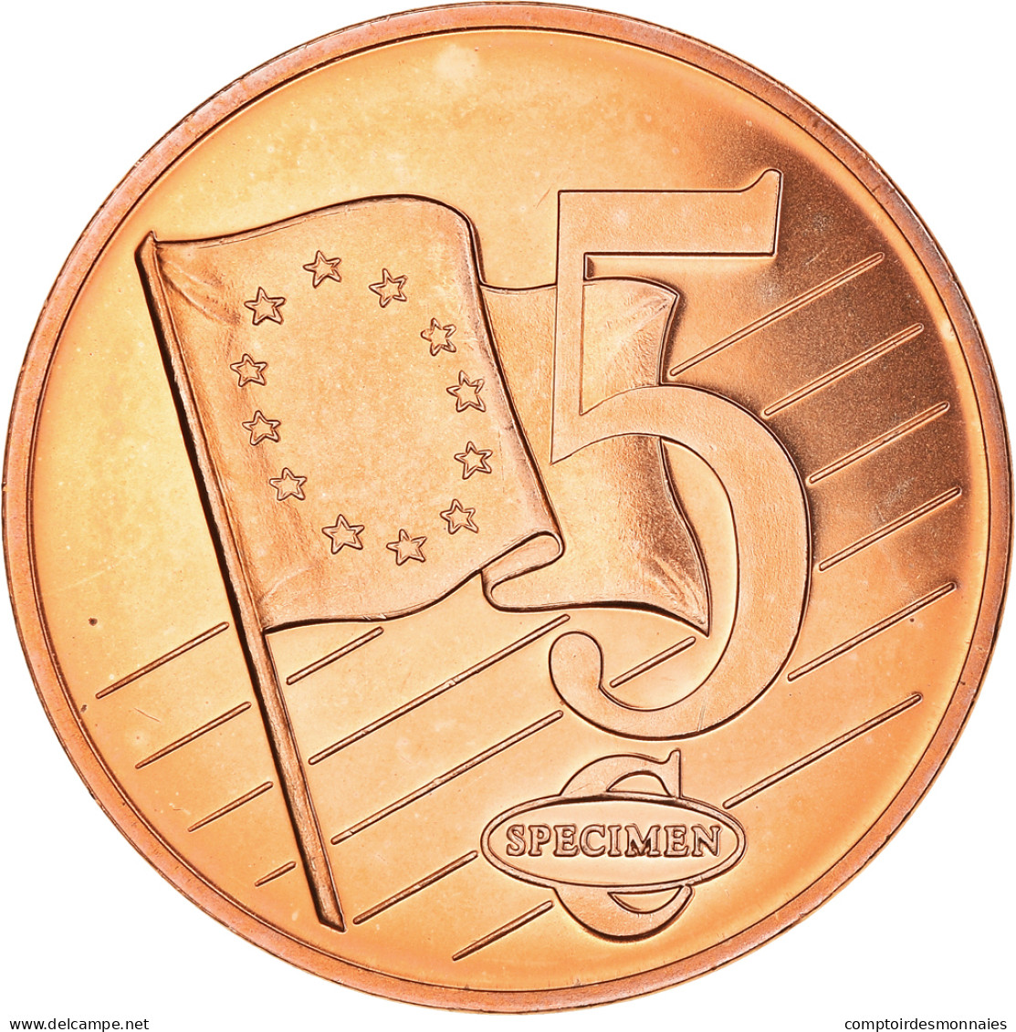 Bulgarie, Fantasy Euro Patterns, 5 Euro Cent, 2003, SPL+, Cuivre - Prove Private