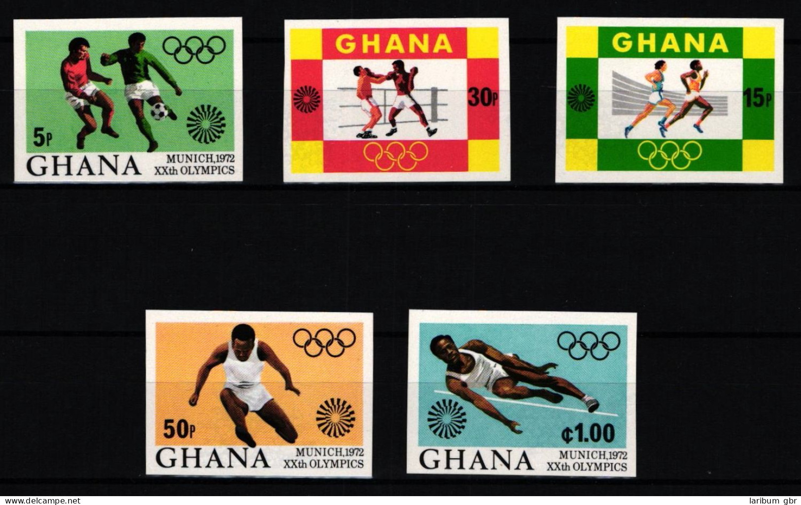 Ghana 472-476 B Postfrisch Olympische Spiele #KC351 - Ghana (1957-...)