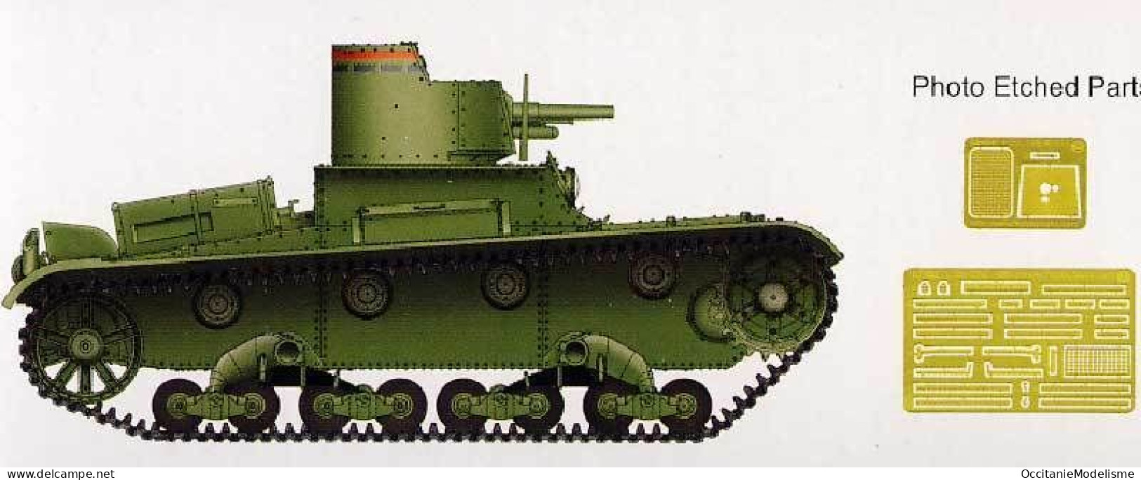 HobbyBoss - Char Soviet T-26 Light Infantry Tank Mod. 1931 Maquette Kit Plastique Réf. 82494 Neuf NBO 1/35 - Véhicules Militaires