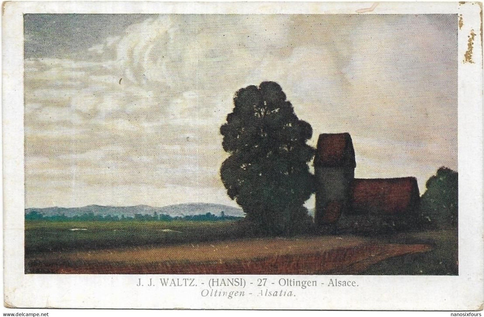 ILLUSTRATEURS   J J WALTZ HANSI. N 27. OLTINGEN ALSACE - Hansi