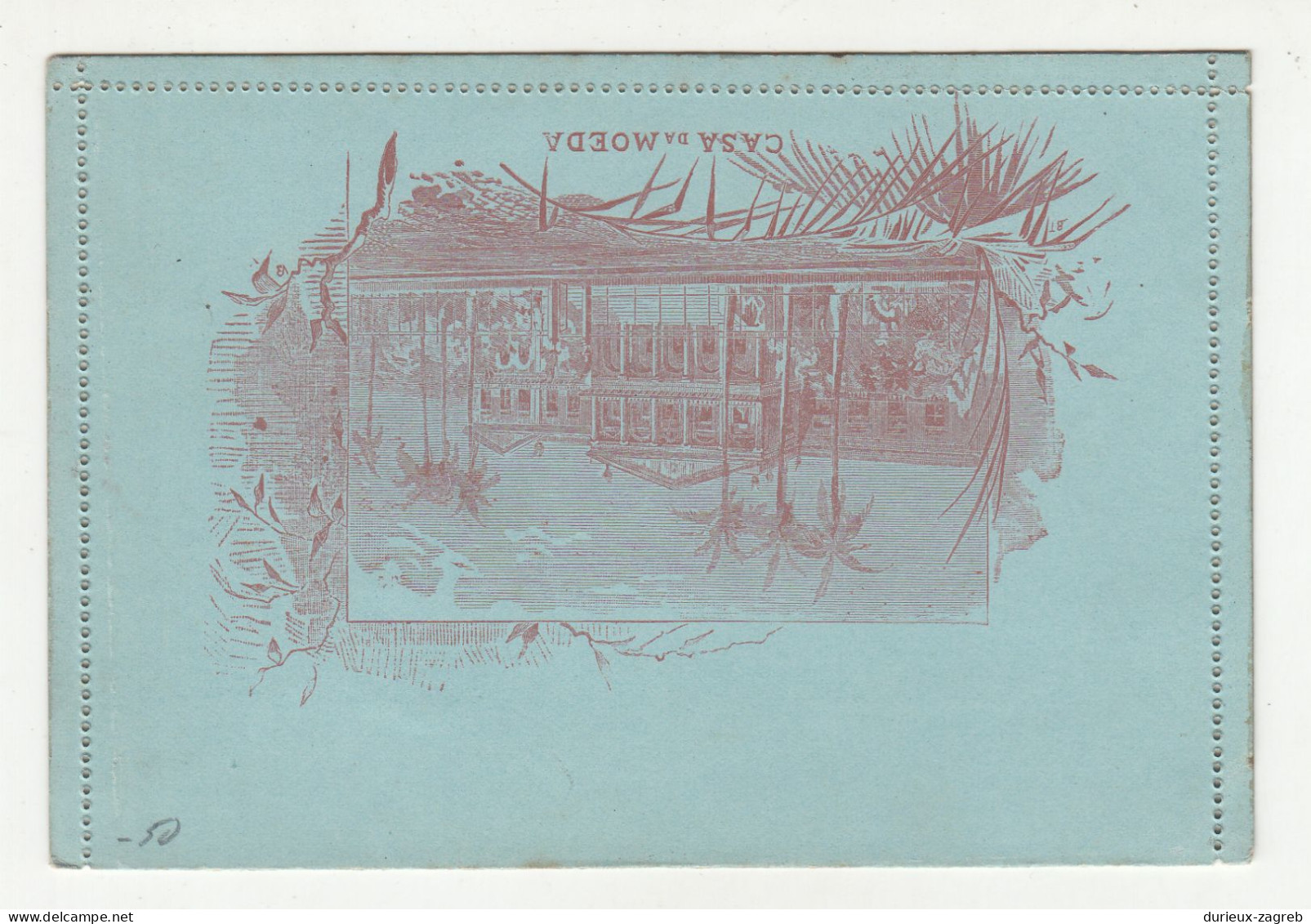 Brazil Casa Da Moeda Illustrated Postal Stationery Letter-card Not Posted B240401 - Postal Stationery