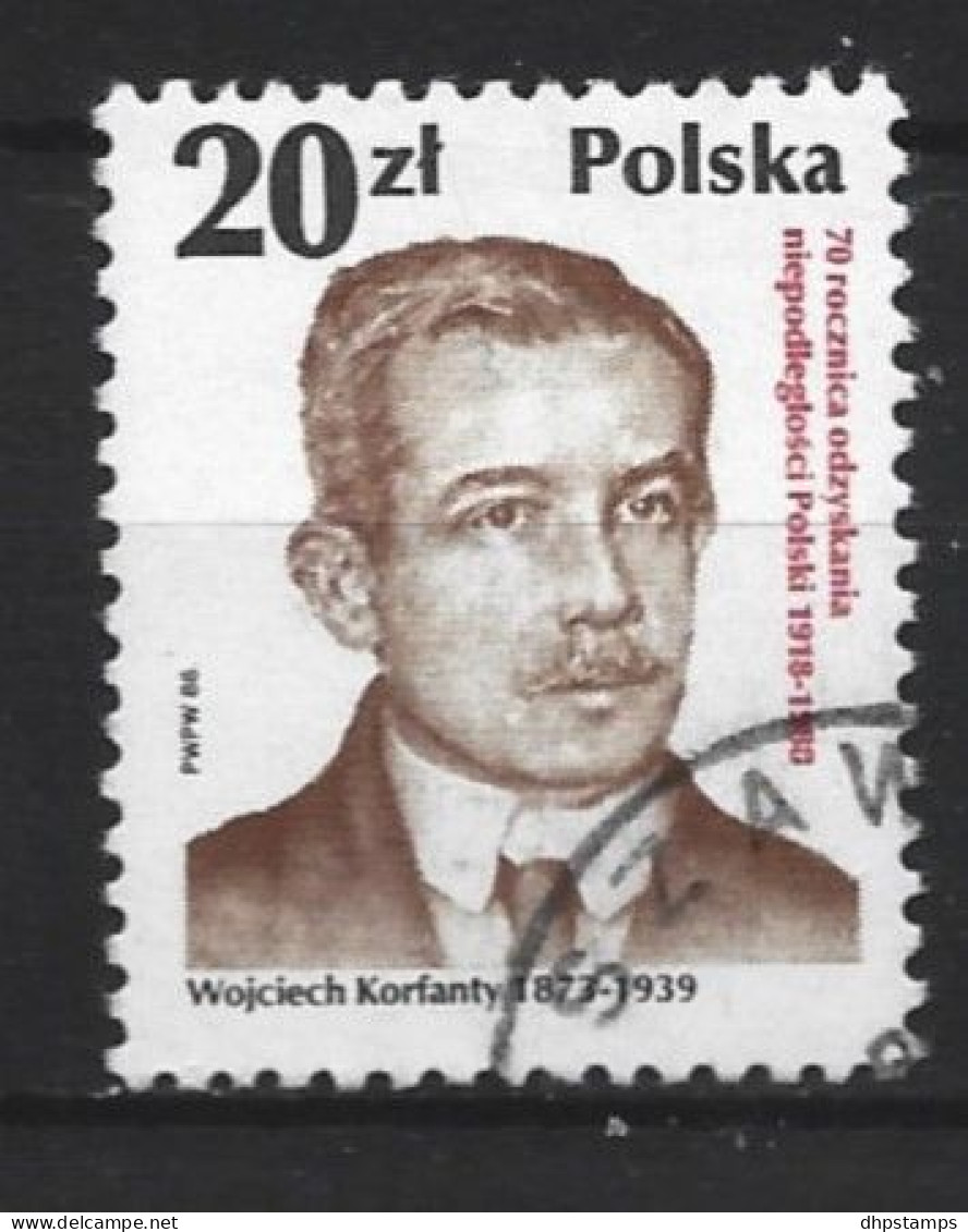 Polen 1988 W. Korfantyi Y.T. 2980 (0) - Oblitérés