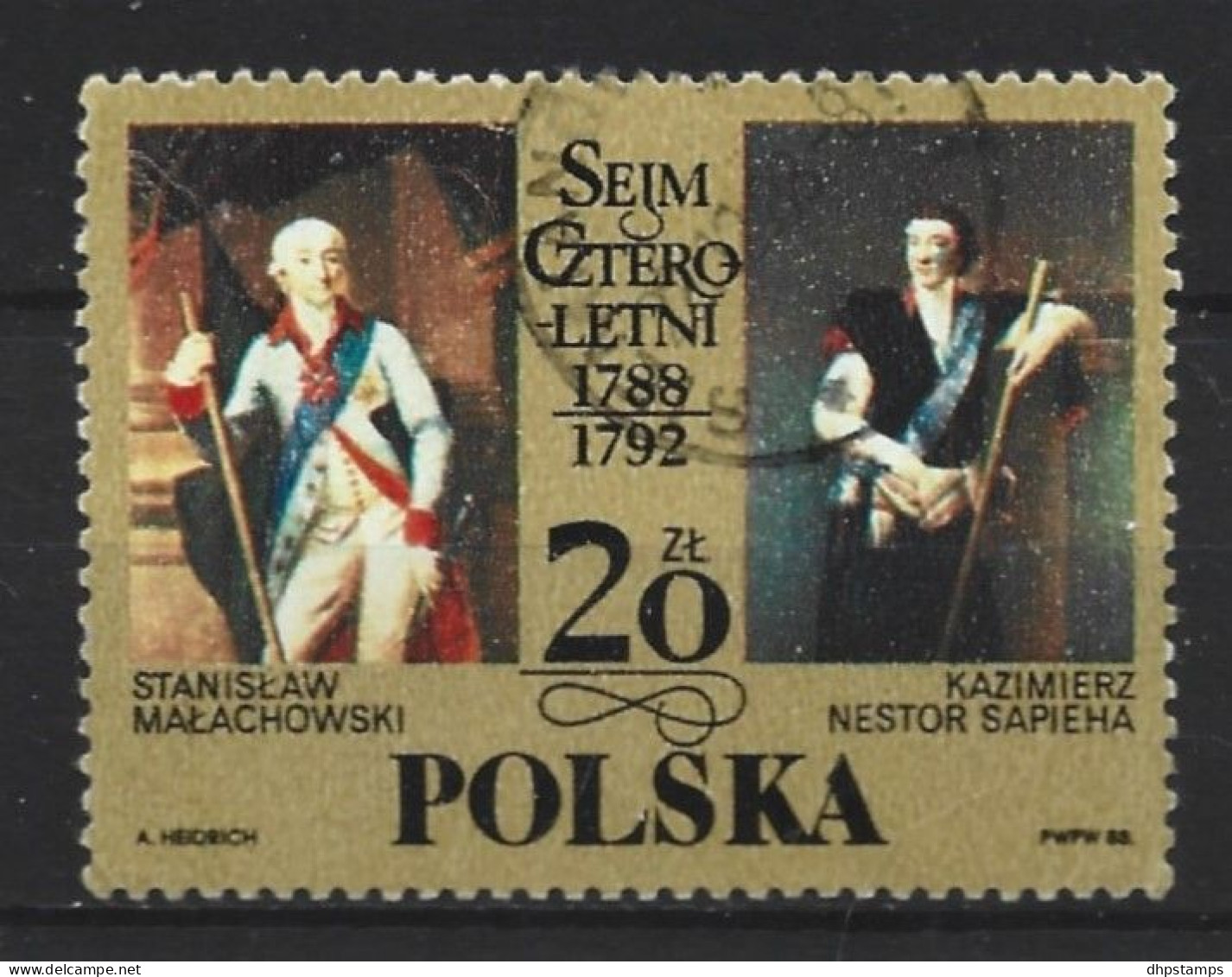Polen 1988 Bicentenary Of The Quadrennial Diet Y.T. 2973 (0) - Usati