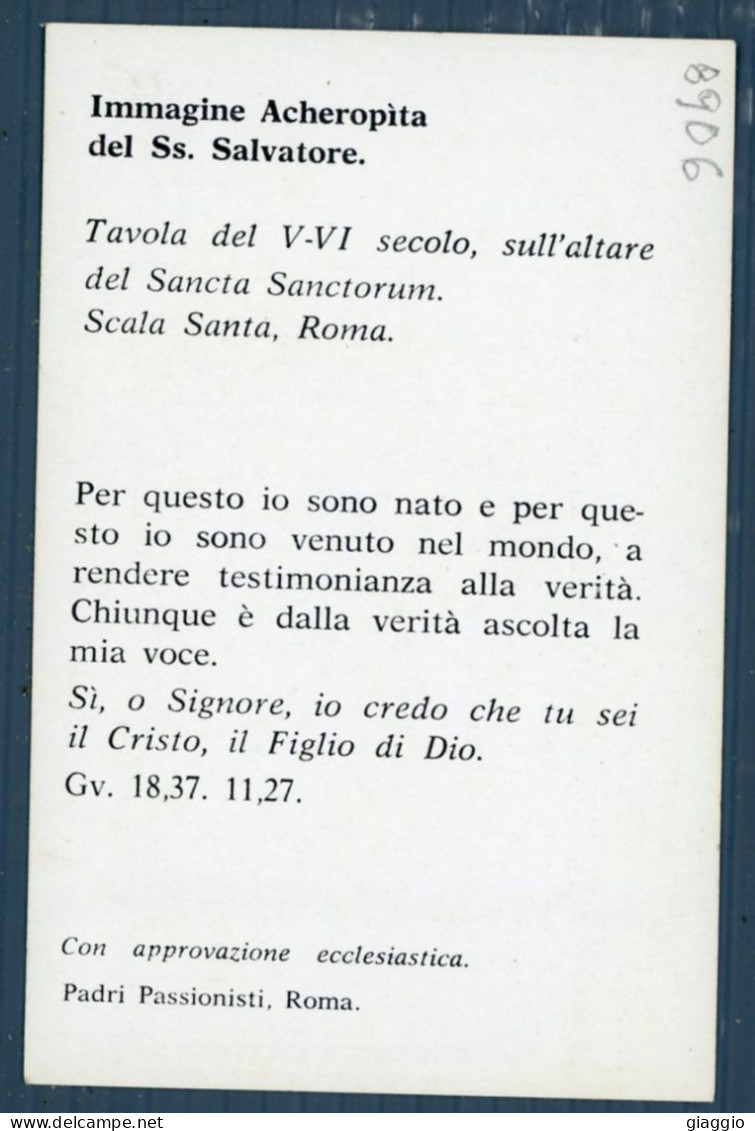 °°° Santino N. 8906 - Immagine Del Ss. Salvatore °°° - Religión & Esoterismo