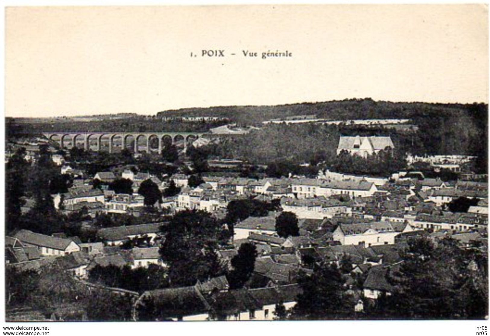 80 - POIX ( Somme )   - Vue Générale ( Correspondance Militaire ) - Poix-de-Picardie