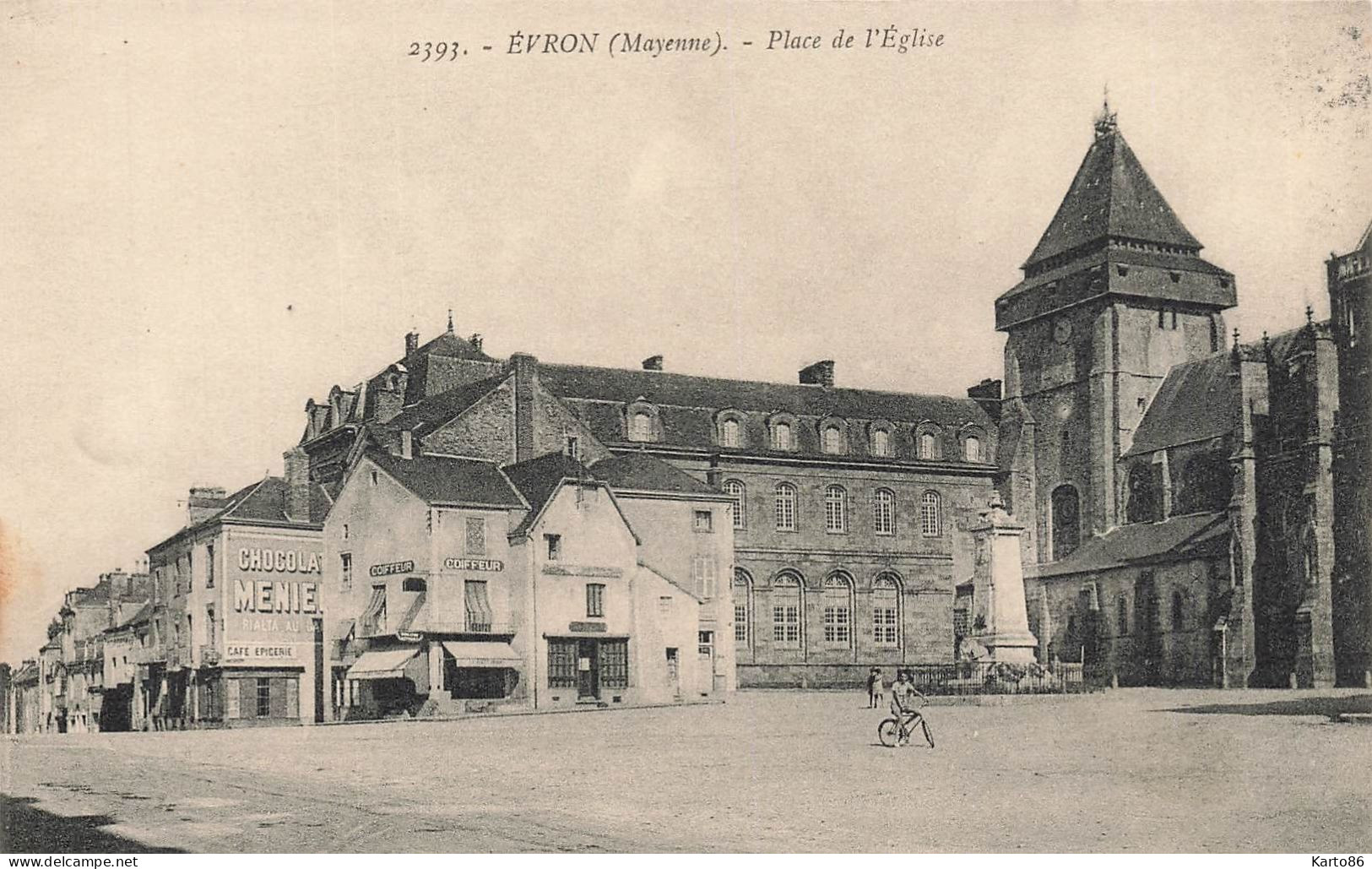 évron * Place De L'église * Coiffeur * Café épicerie - Evron
