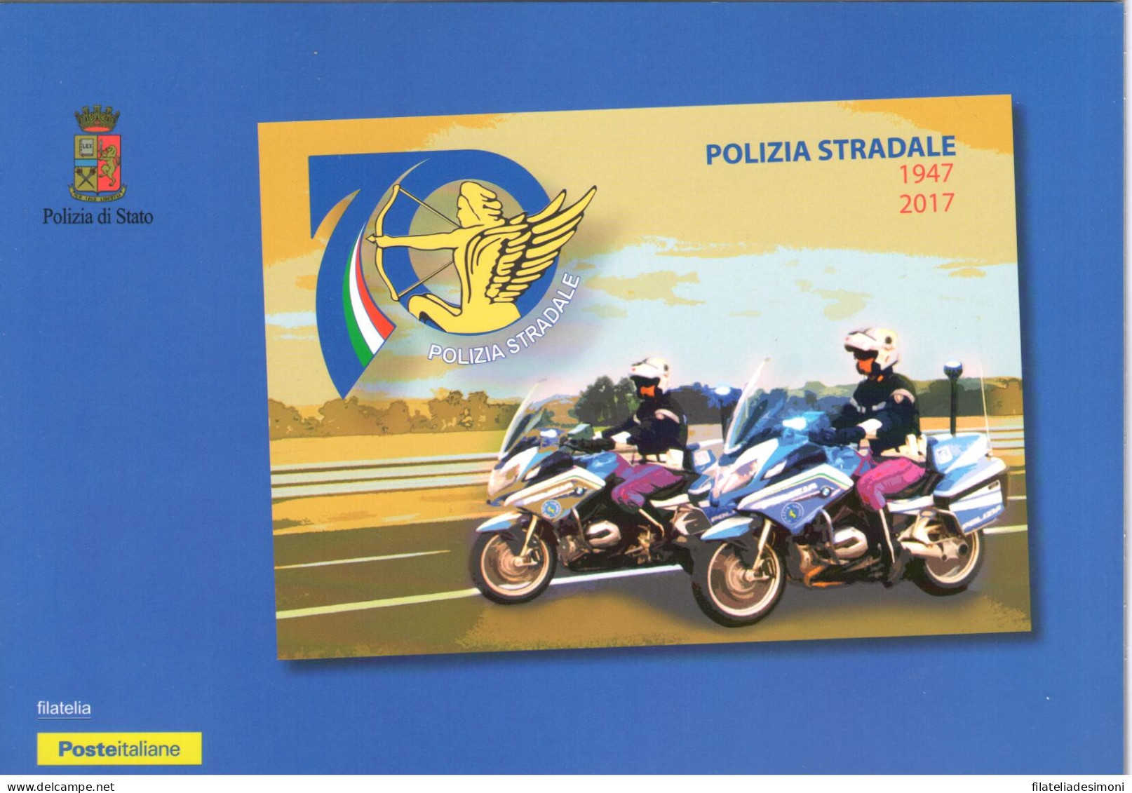 2017 Italia - Repubblica, Folder - Polizia Stradale N. 536 - MNH** - Paquetes De Presentación