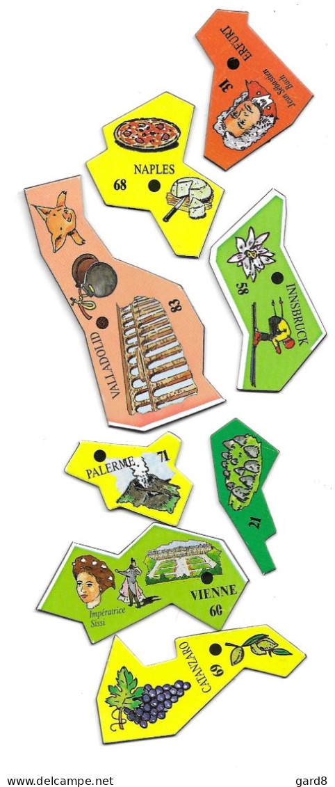 Lot De 8 Magnets - Turismo