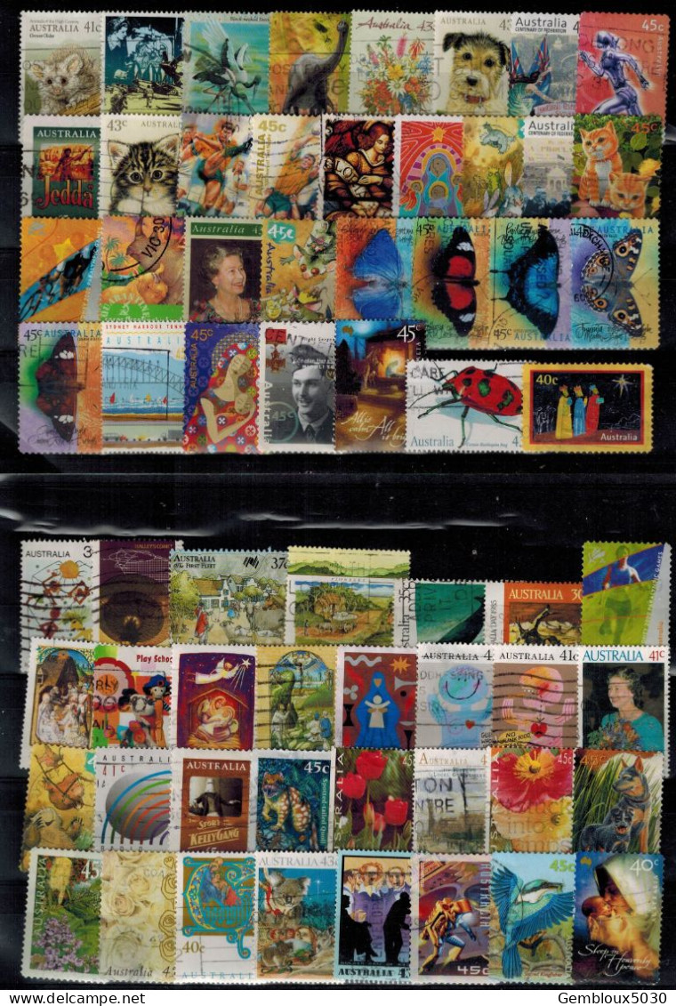 (L02) Australie Lot De Timbres - Kilowaar (max. 999 Zegels)