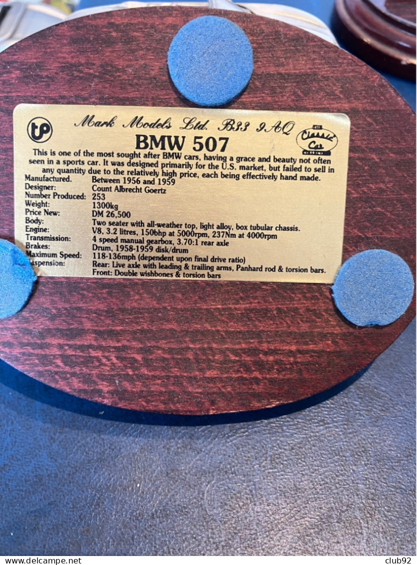 BMW507 Il S’agit De L’une Des Voitures BMW Les Plus Recherchées, Possédant - Limitierte Auflagen Und Kuriositäten - Alle Marken