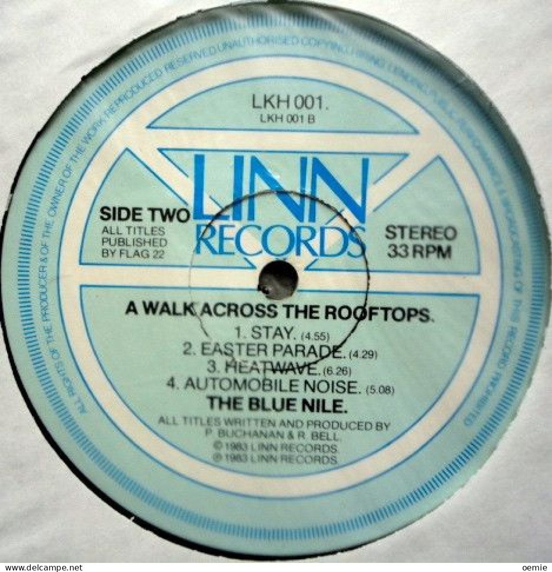 THE BLUE NILE  A WALK ACROSS THE ROOFTOPS - Other - English Music