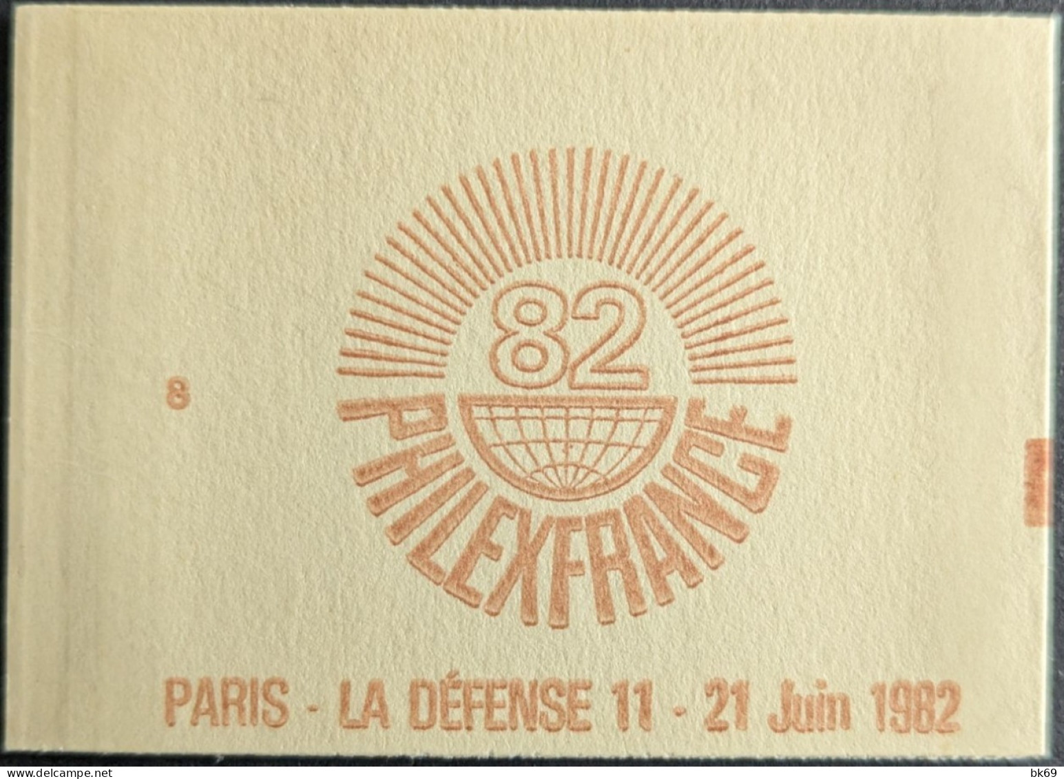 2102 C8 Conf. 8 Date Basse 6/ 3.12.80 Carnet Fermé Sabine 1.40F Rouge - Modern : 1959-...