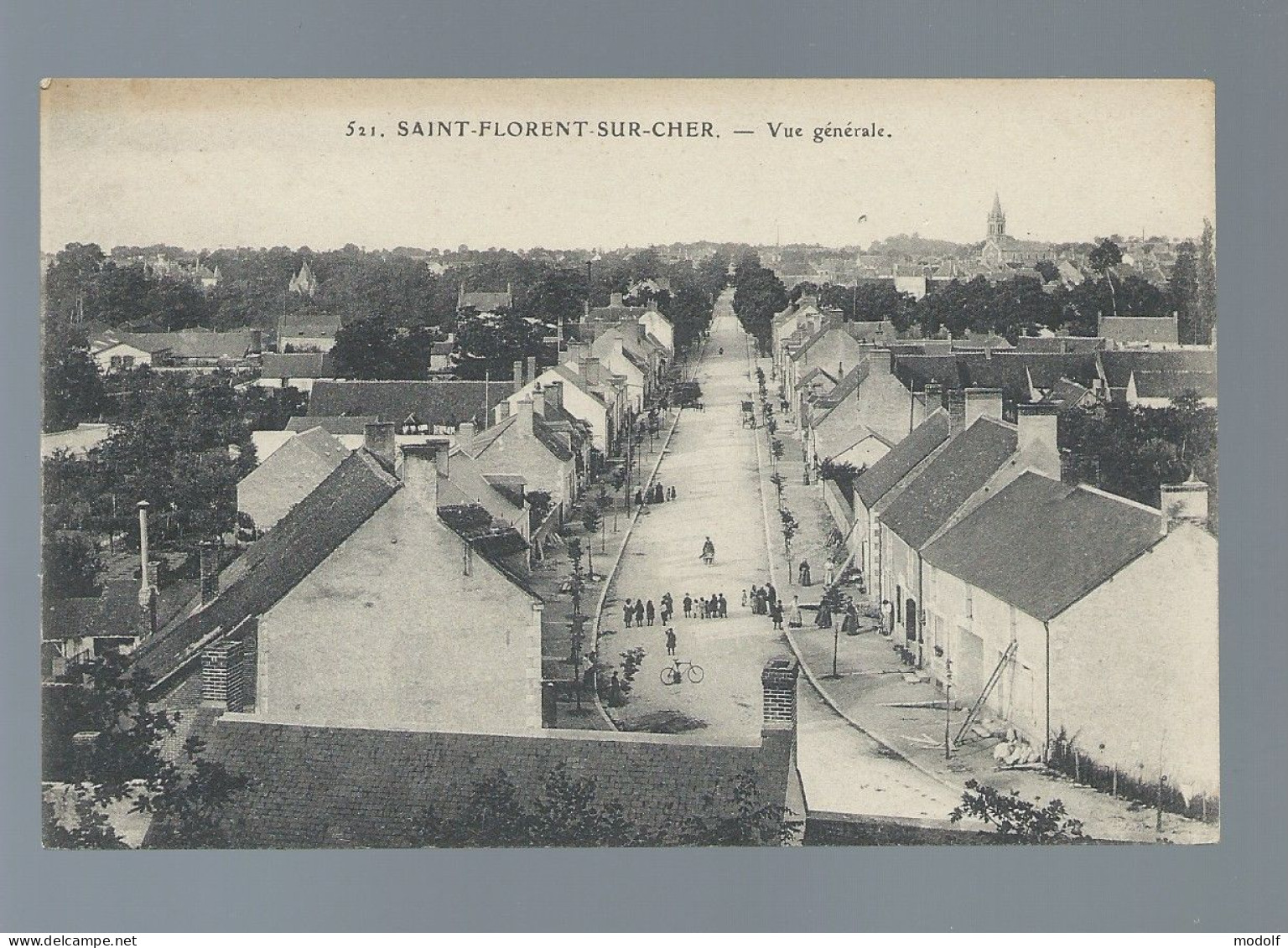 CPA - 18 - Saint-Florent-sur-Cher - Vue Générale - Animée - Non Circulée - Saint-Florent-sur-Cher